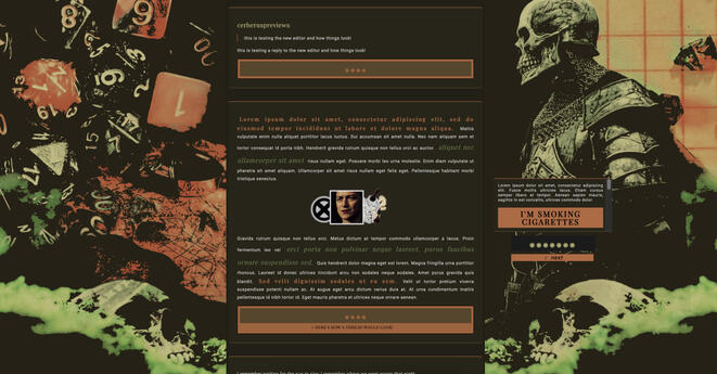 tumblr theme example